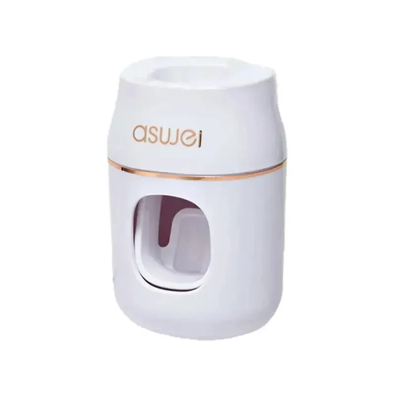 Lazy Gadget : Distributeur automatique de dentifrice avec support mural – Organisateur de salle de bain sans perçage 6