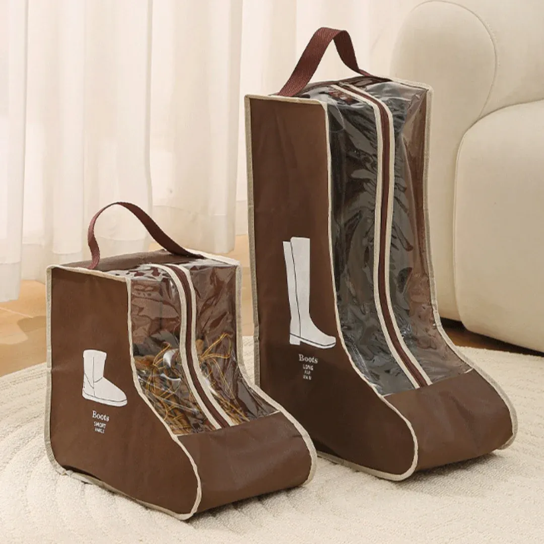 Sac de rangement pour bottes, protecteur de bottes hautes portable et étanche, idéal pour le rangement de voyage et sous le lit 3
