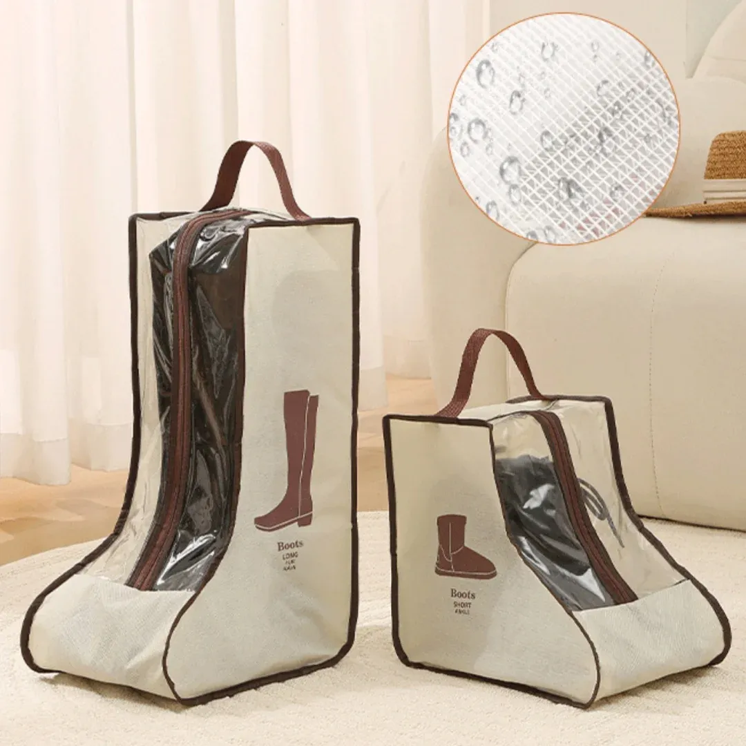 Sac de rangement pour bottes, protecteur de bottes hautes portable et étanche, idéal pour le rangement de voyage et sous le lit 5