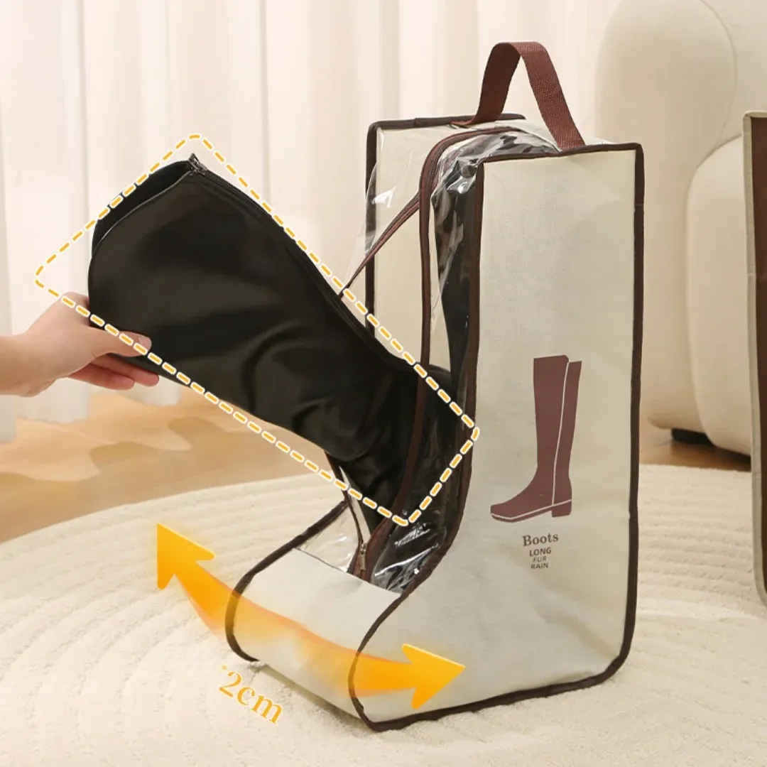 Sac de rangement pour bottes, protecteur de bottes hautes portable et étanche, idéal pour le rangement de voyage et sous le lit 4