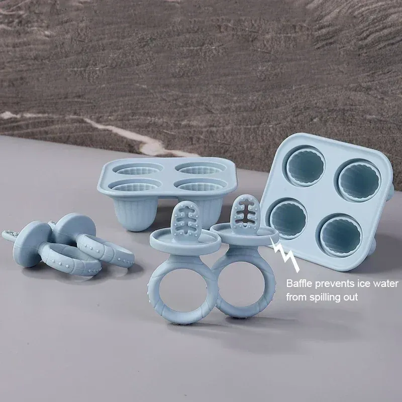 Anneau de dentition en silicone pour bébé, lot de 5, motifs fruits et légumes, sans BPA, forme de lapin 2