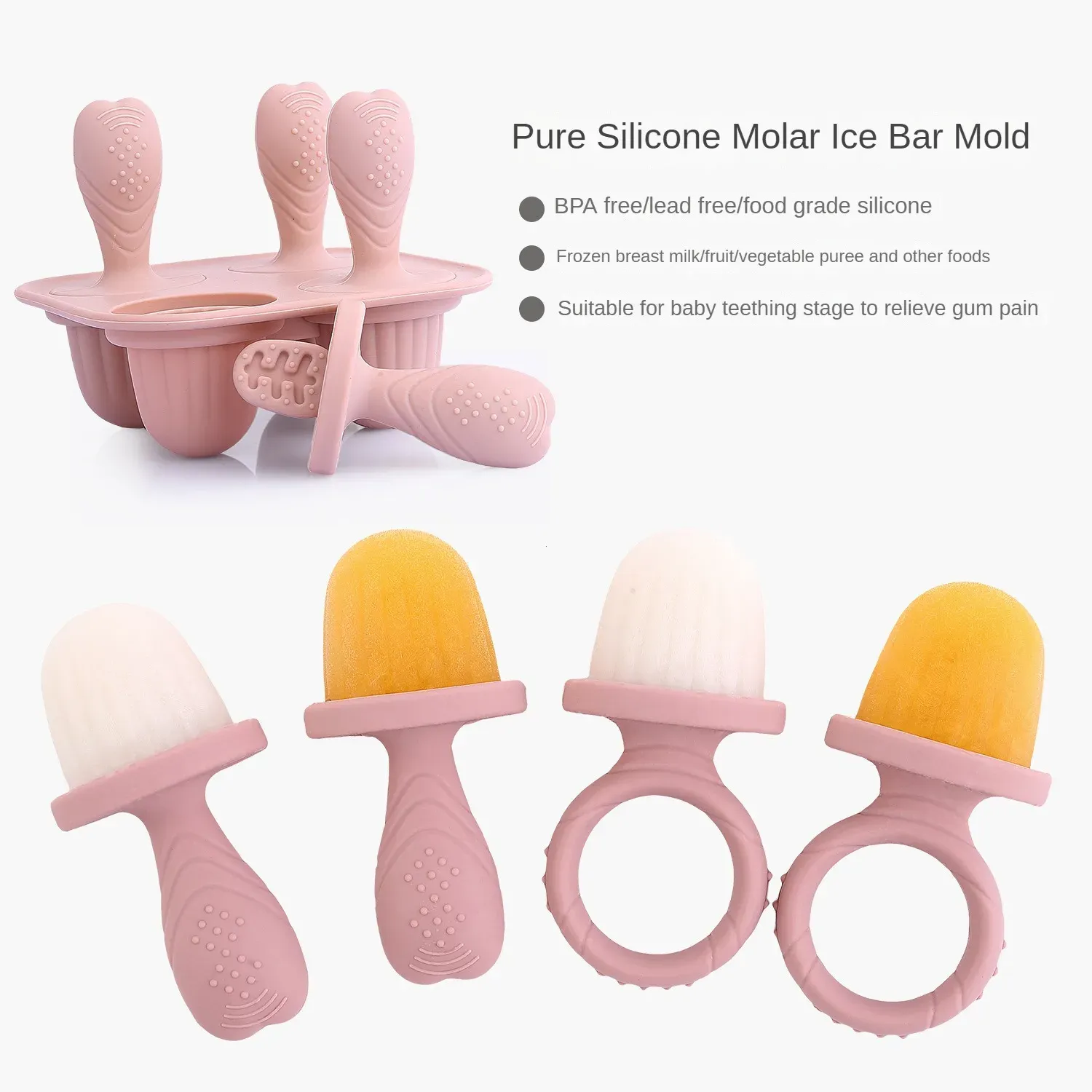 Anneau de dentition en silicone pour la dentition