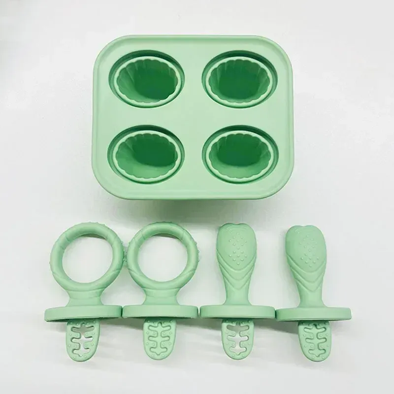 Anneau de dentition en silicone pour bébé, lot de 5, motifs fruits et légumes, sans BPA, forme de lapin 7