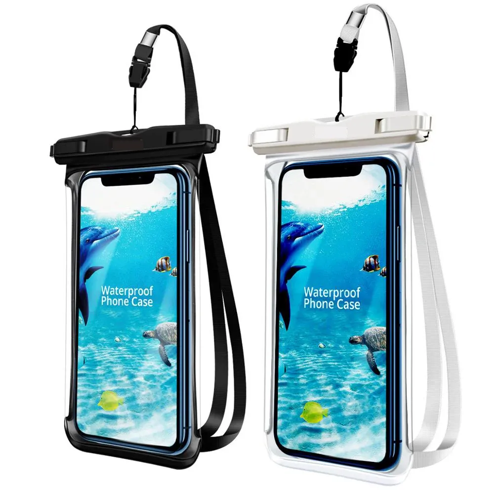 Étui étanche universel pour smartphone, pochette sèche de natation compatible iPhone, Huawei, Samsung et Xiaomi