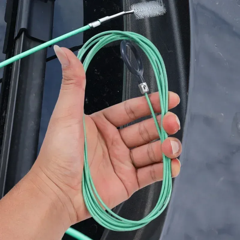 Brosse flexible de nettoyage de 3 m pour conduit d'évacuation de toit ouvrant automobile 5