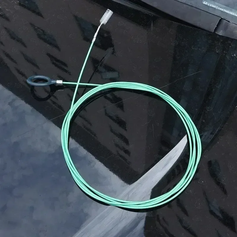 Brosse flexible de nettoyage de 3 m pour conduit d'évacuation de toit ouvrant automobile 6