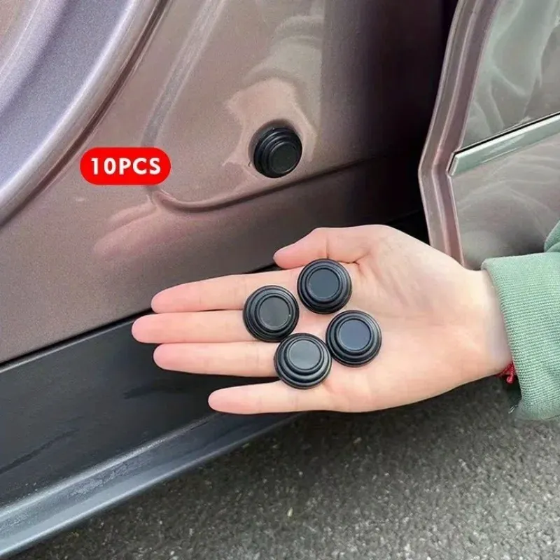 Lot de 10 garnitures amortissantes auto-adhésives pour portières automobiles, avec tampons de fermeture et isolation acoustique - Image 1
