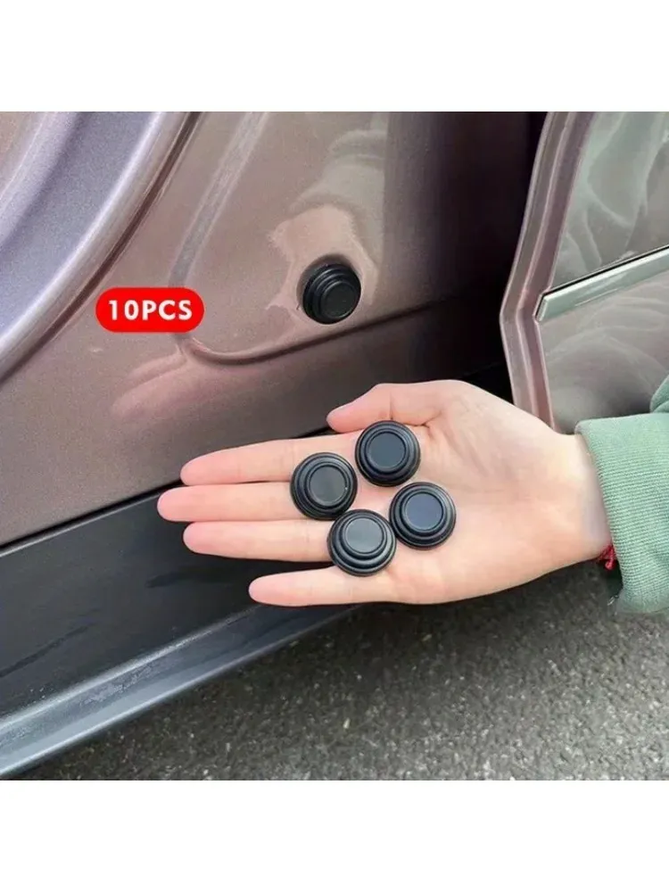 Lot de 10 garnitures amortissantes auto-adhésives pour portières automobiles, avec tampons de fermeture et isolation acoustique 7