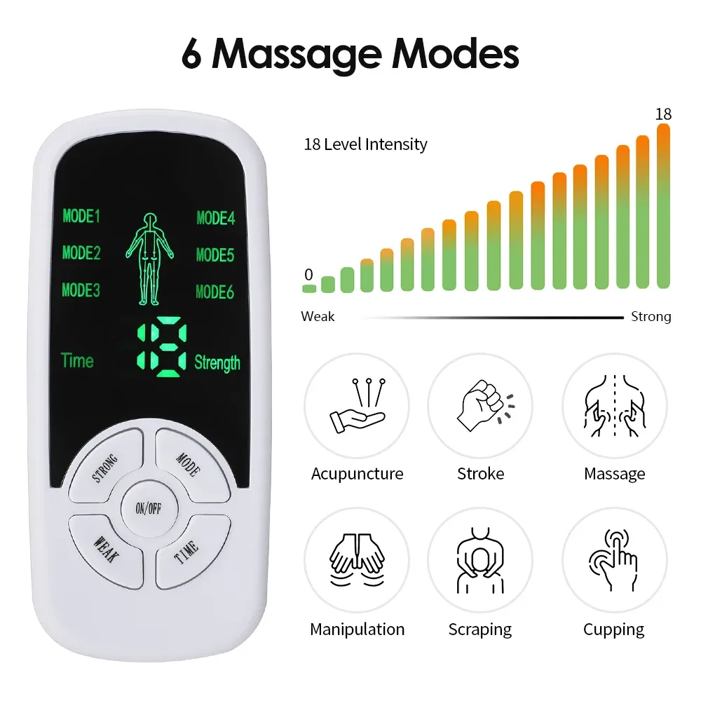 Appareil de massage EMS en utilisation