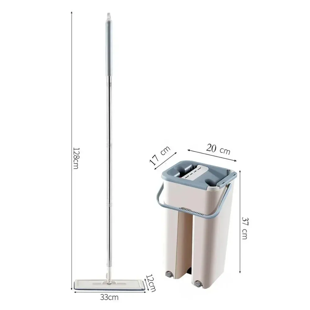 Serpillière en microfibre utilisée pour le nettoyage d'un sol