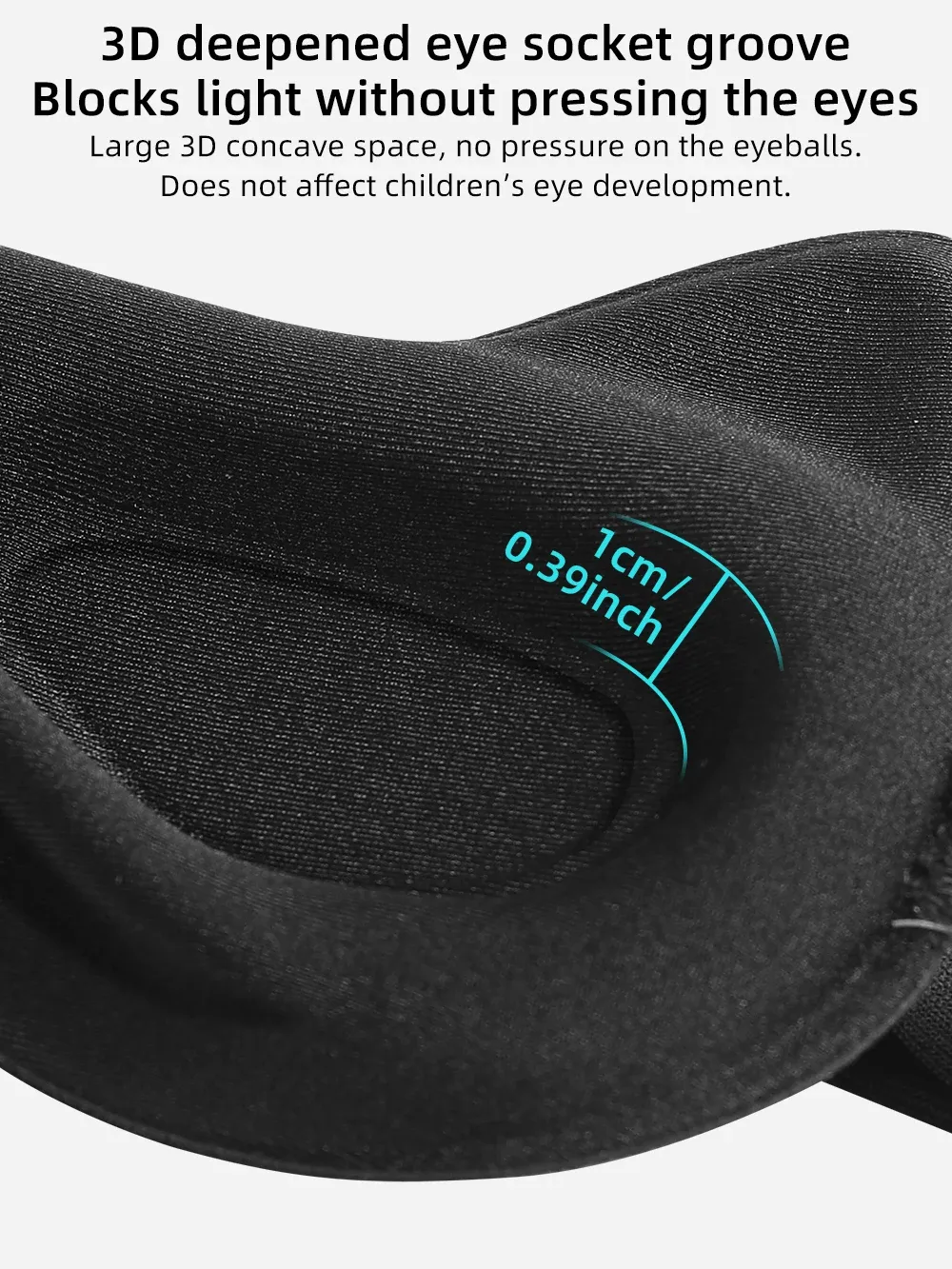 Masque de sommeil pour enfants, mise en situation