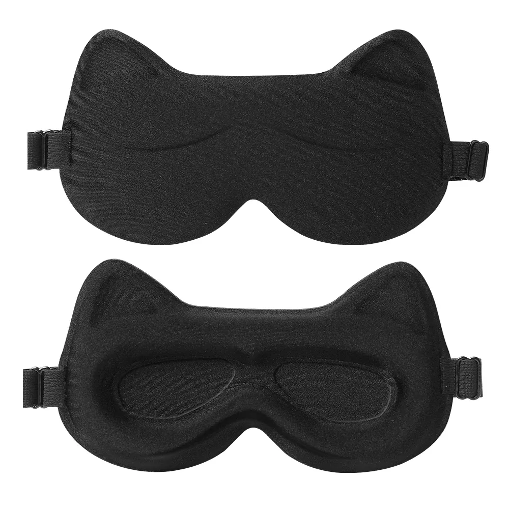 Masque de sommeil 3D stéréoscopique pour enfants, bloquant la lumière, confortable, doux pour les yeux et respirant, idéal pour les voyages 9