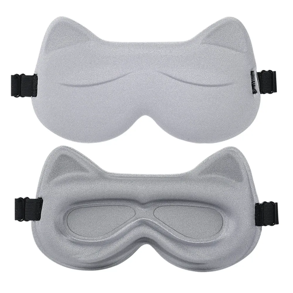 Masque de sommeil 3D stéréoscopique pour enfants, bloquant la lumière, confortable, doux pour les yeux et respirant, idéal pour les voyages 8