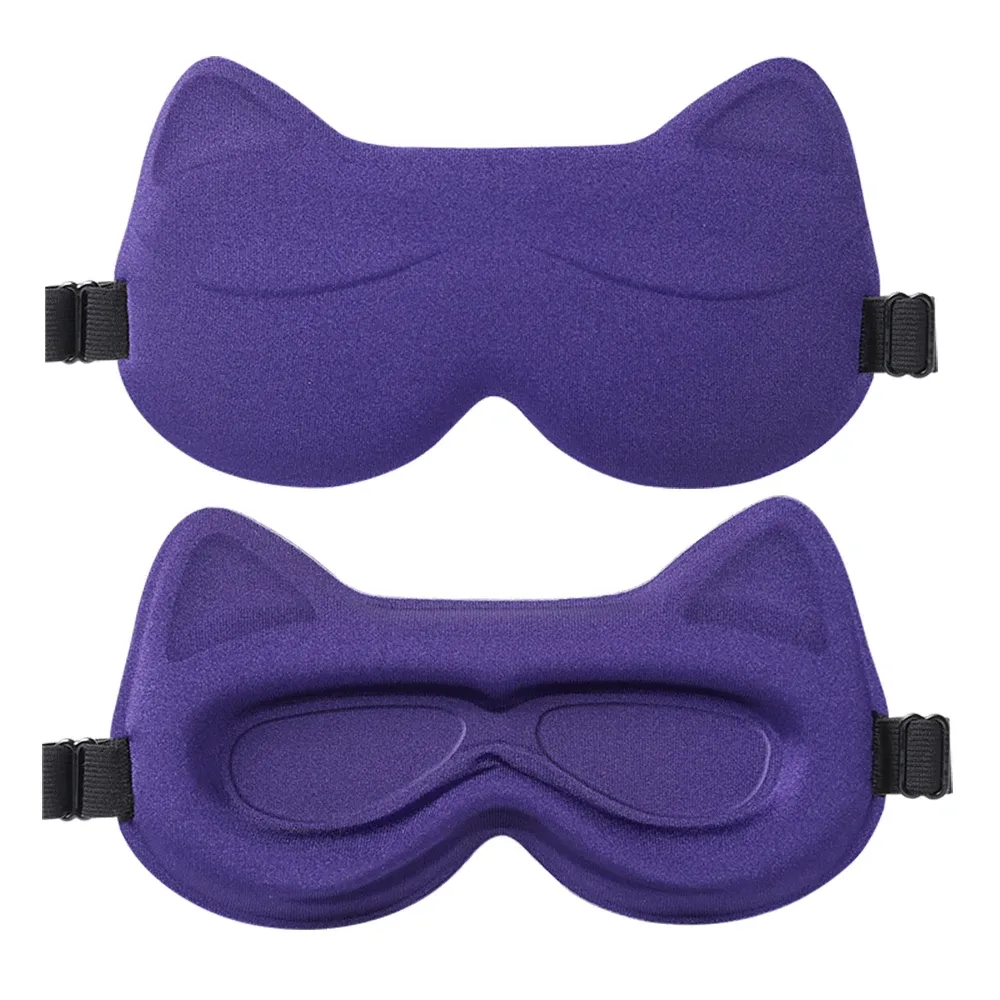 Masque de sommeil 3D stéréoscopique pour enfants, bloquant la lumière, confortable, doux pour les yeux et respirant, idéal pour les voyages 7
