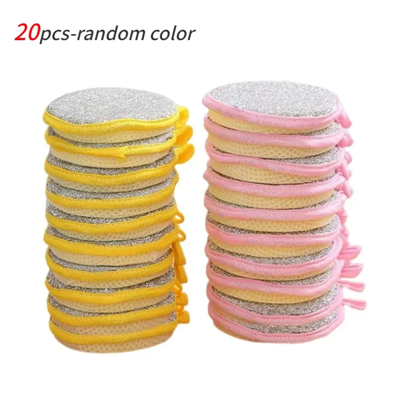 Éponge à vaisselle double face réutilisable, lot de 10, 20 ou 50 8