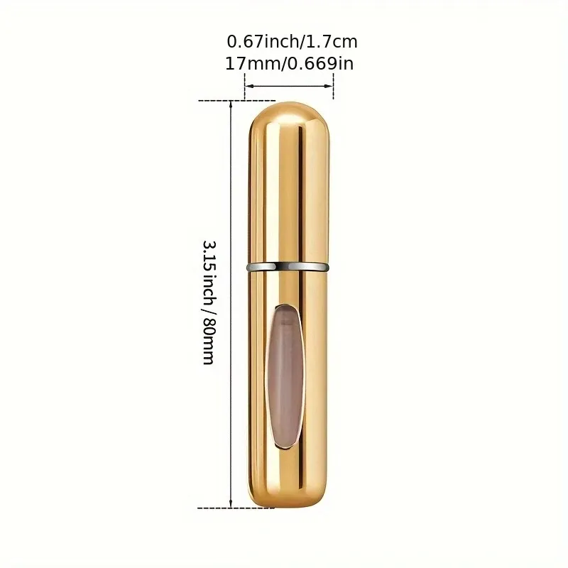 Flacons vaporisateurs portables en situation