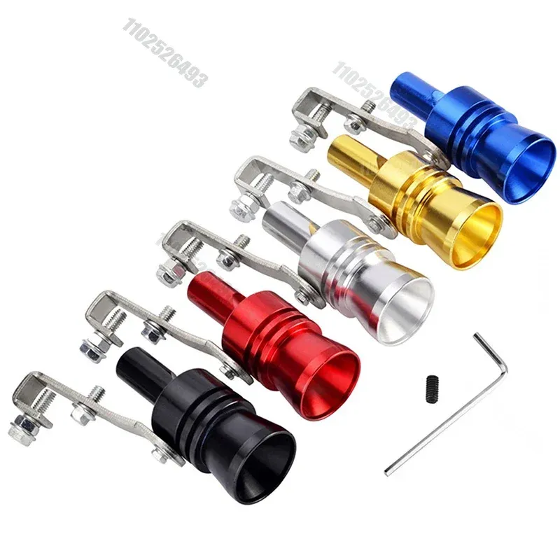 Sifflet simulateur de turbo universel pour tuyau d'échappement automobile, silencieux sonore pour véhicule, taille S 6