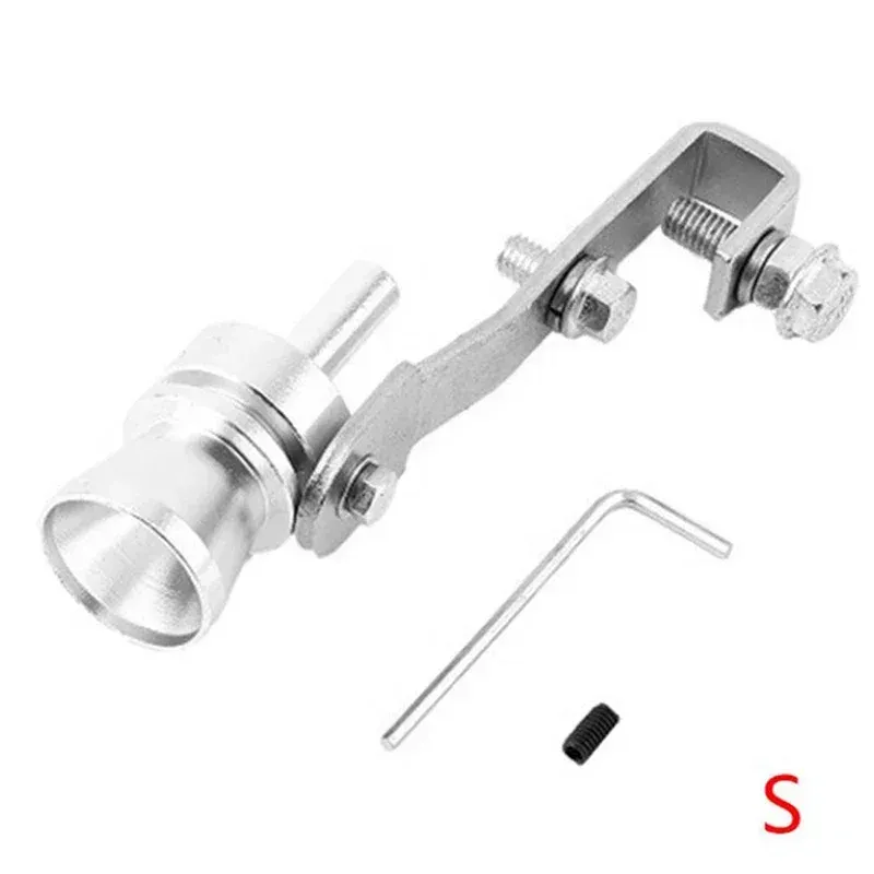 Sifflet simulateur de turbo universel pour tuyau d'échappement automobile, silencieux sonore pour véhicule, taille S 7