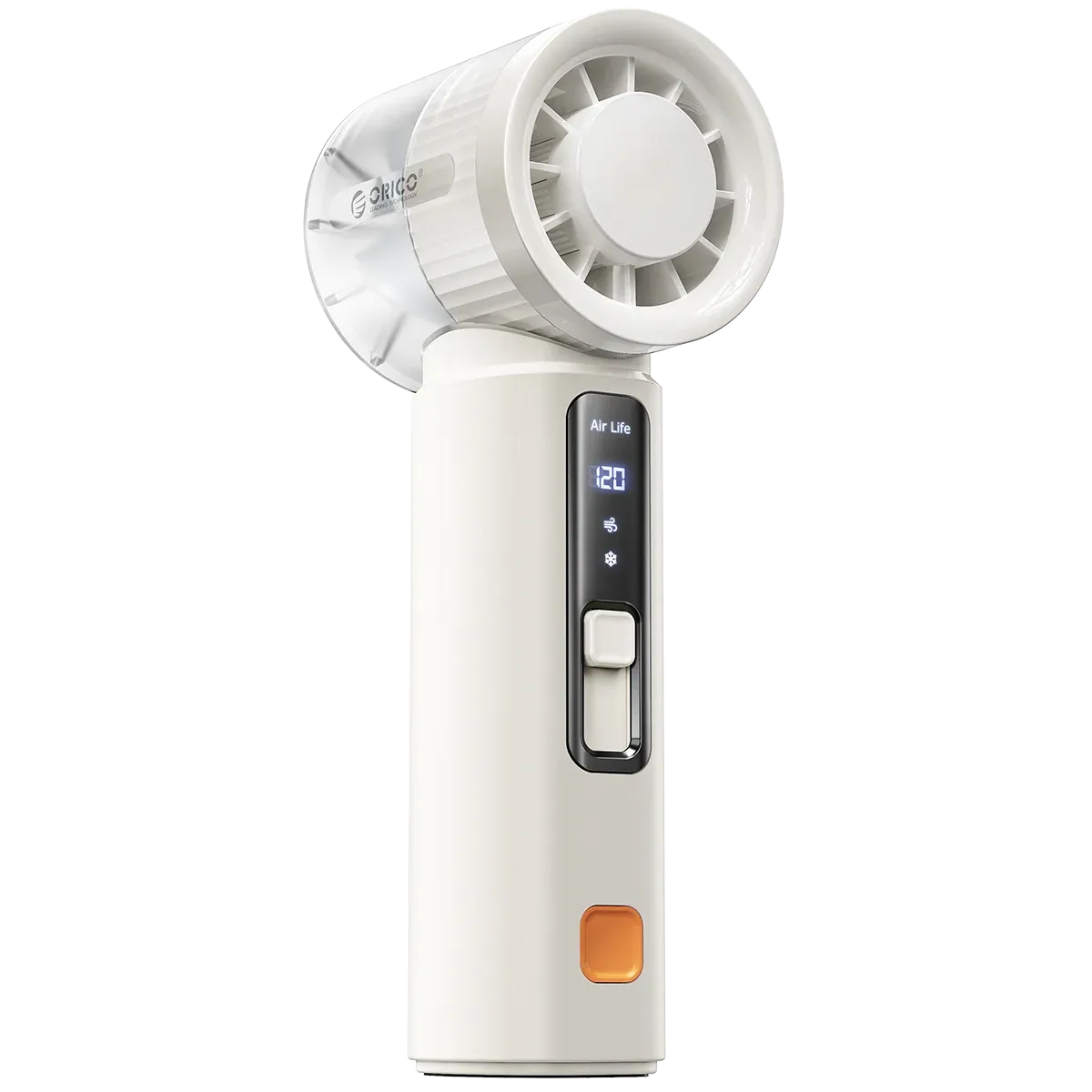 Ventilateur portable ORICO rechargeable 3000 mAh, 120 vitesses réglables, mini ventilateur pliable 7