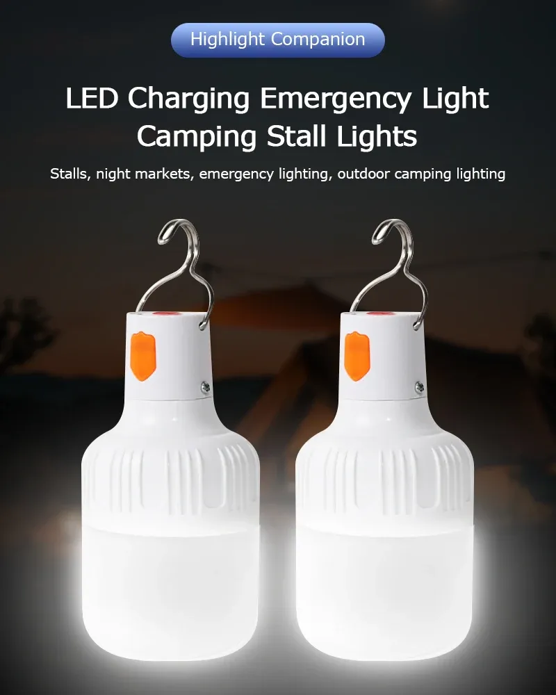 Duo de lampes LED rechargeables portables