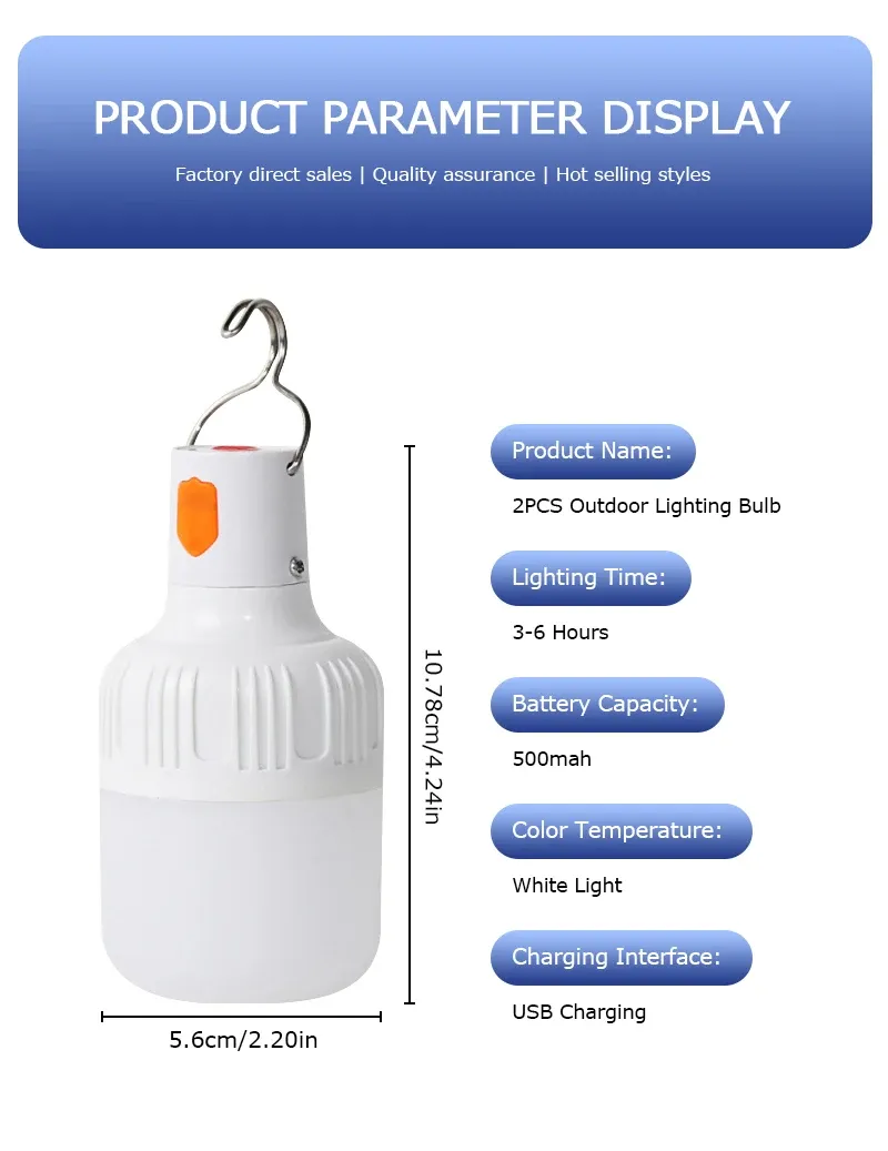 Lampe LED en intérieur