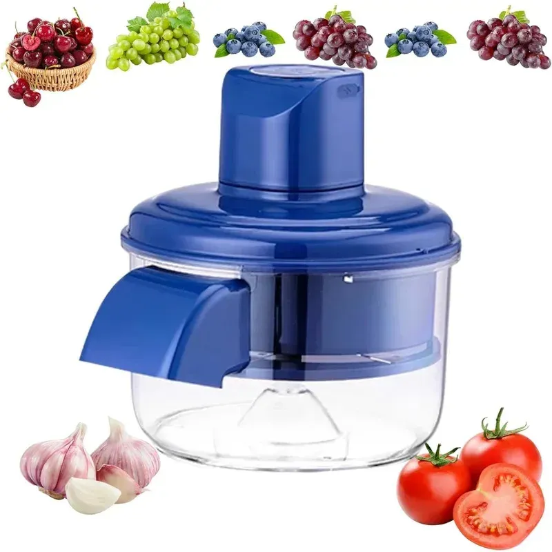 Éplucheur de raisins automatique, éplucheur d'ail électrique, petit outil de cuisine rechargeable pour fruits, machine à fruits intelligente commerciale. 1