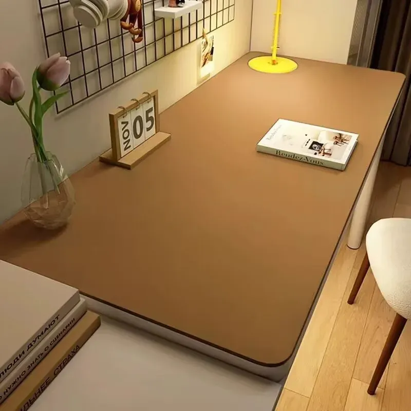 Nappe en cuir imperméable et facile à nettoyer, grand sous-main antidérapant pour bureau et tapis de souris pour clavier