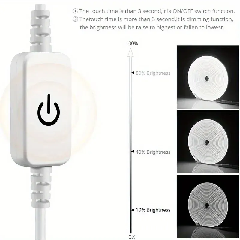 Bande lumineuse LED néon en silicone, ambiance d'intérieur