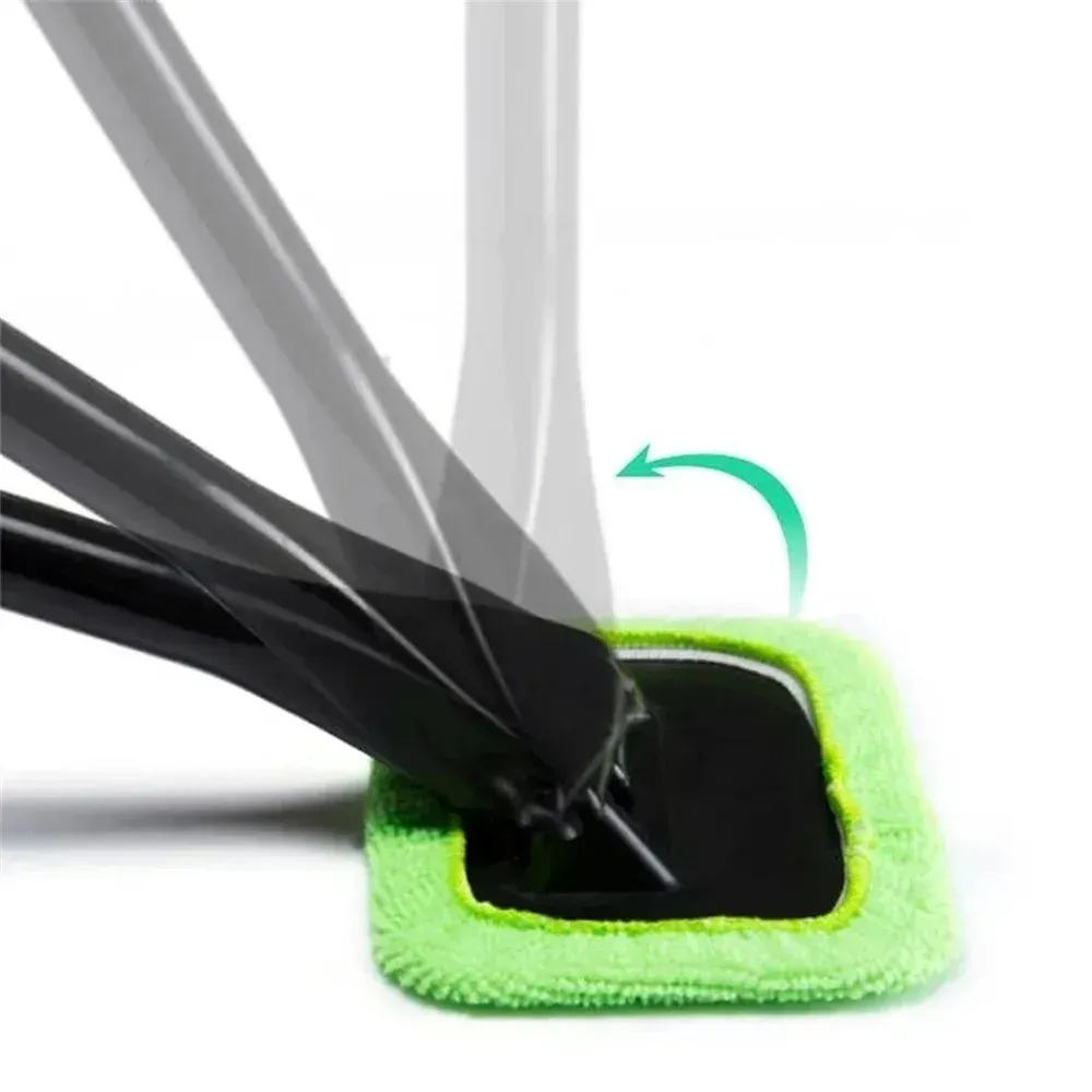 Kit de nettoyage pour pare-brise avec brosse à long manche et serviette anti-buée 2