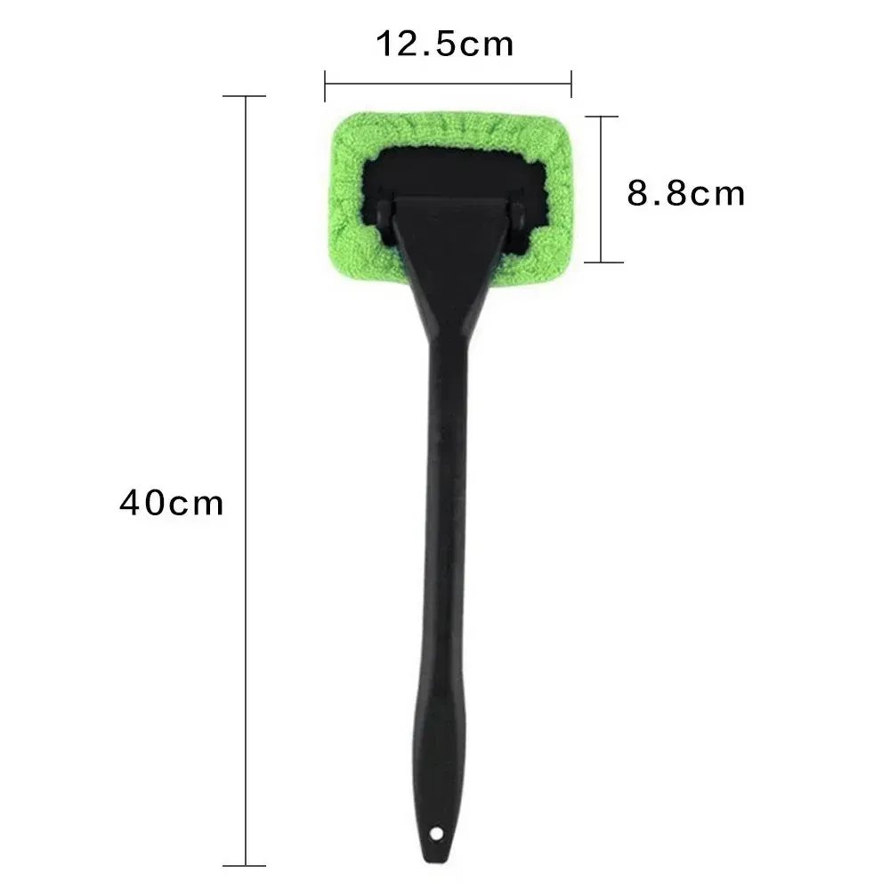 Kit de nettoyage pour pare-brise avec brosse à long manche et serviette anti-buée 4