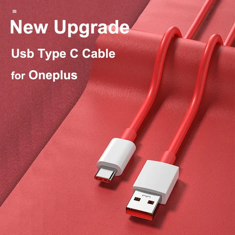 Câble de charge rapide Smile Vooc USB-C vers USB-C 65W PD pour OnePlus, compatible modèles 12, 11, 10T, 9, 8T, 7T Pro, Warp Dash Charge, 6T et 5T, avec transfert de données 2
