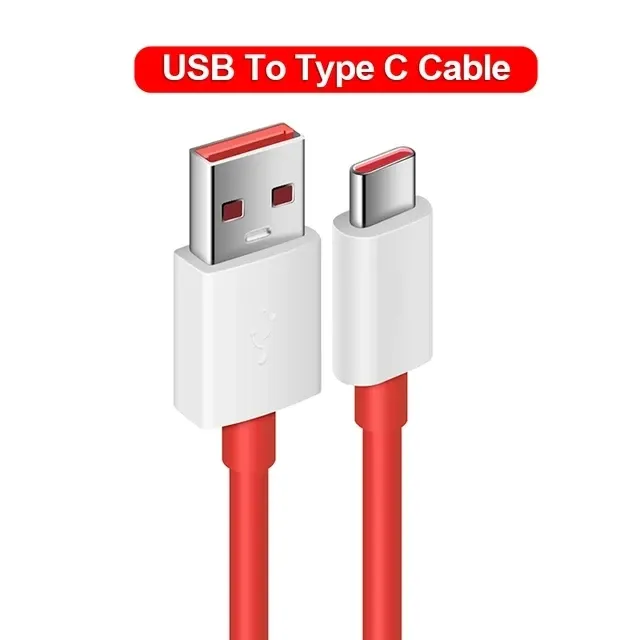 Câble de charge rapide Smile Vooc USB-C vers USB-C 65W PD pour OnePlus, compatible modèles 12, 11, 10T, 9, 8T, 7T Pro, Warp Dash Charge, 6T et 5T, avec transfert de données 7