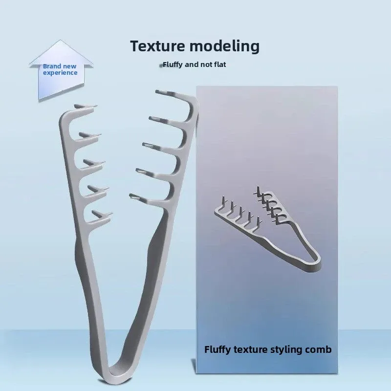 Peigne texturant pour hommes utilisé pour un coiffage volumineux