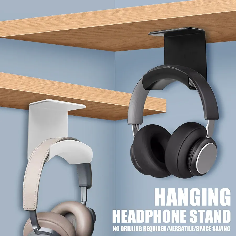 Support de casque, ambiance bureau moderne