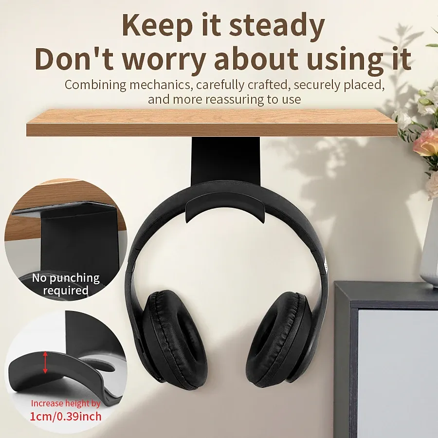 Support de casque, rangement élégant