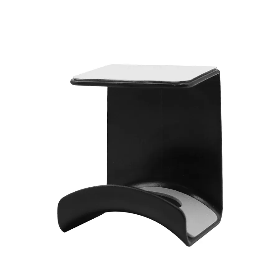 Support de casque universel adhésif en plastique, support mural sous bureau 9