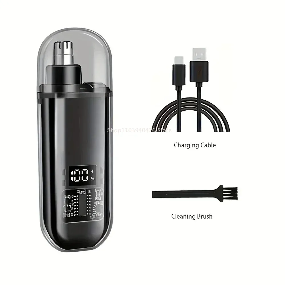 Tondeuse nez et oreilles pour homme, rechargeable USB, compacte et portable 6