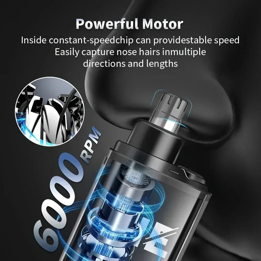 Tondeuse électrique pour le nez et les oreilles pour homme