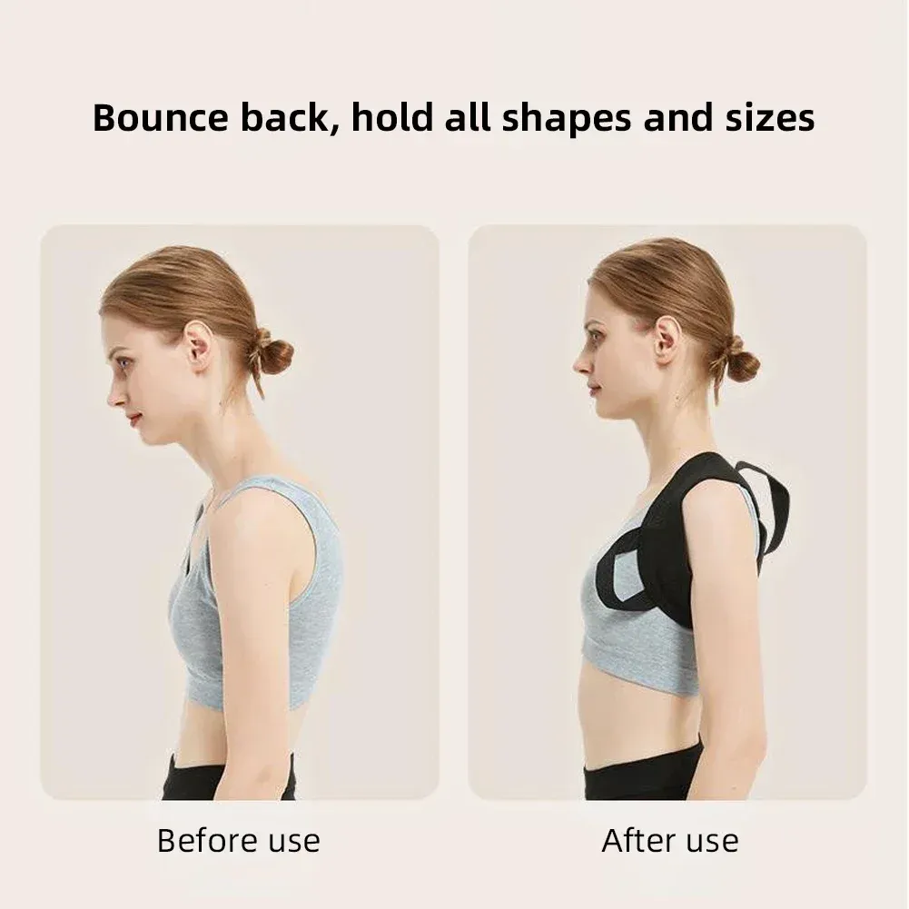 Attelle de soutien postural réglable, redresseur de dos et d'épaules, unisexe 5