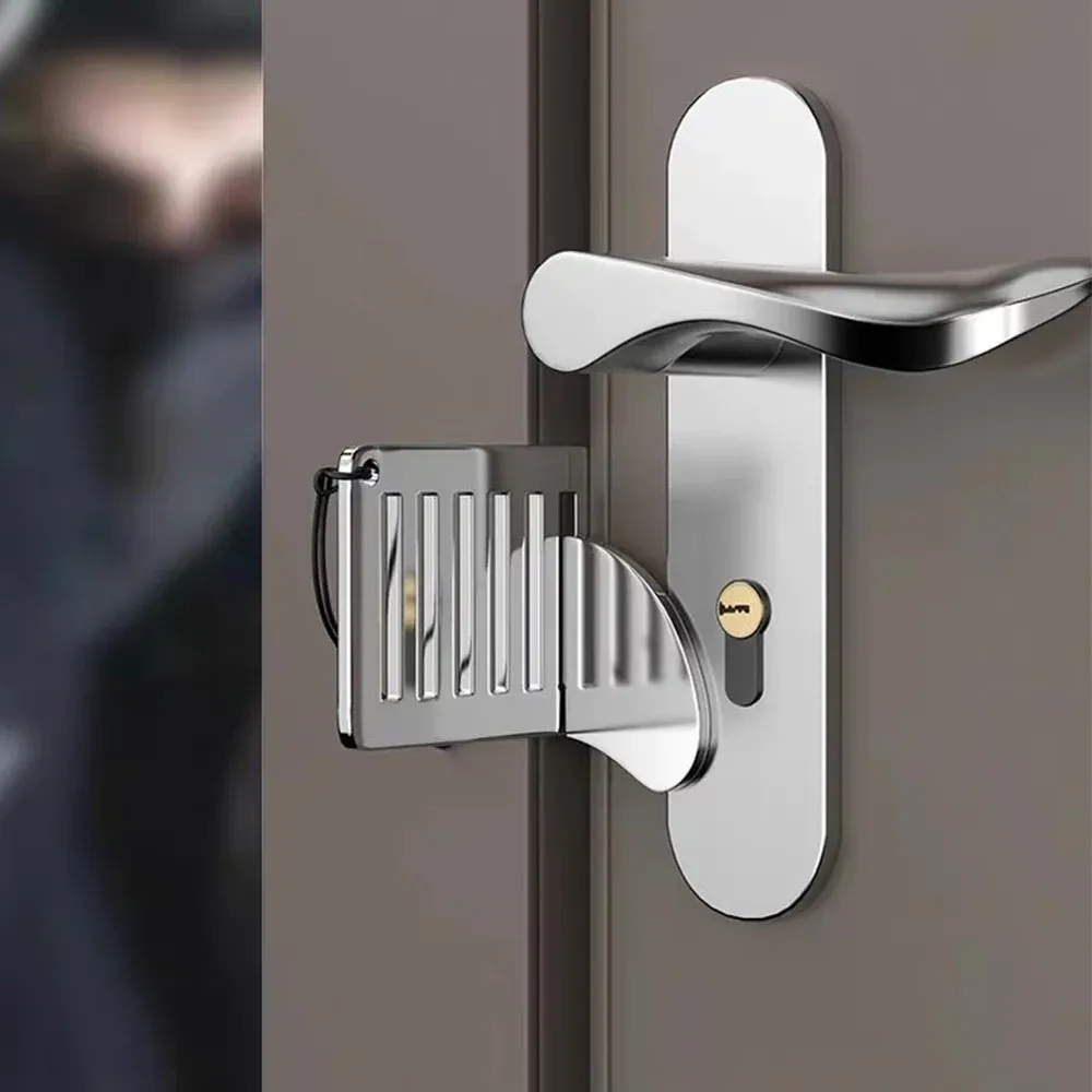Verrou de porte portable vue de détail