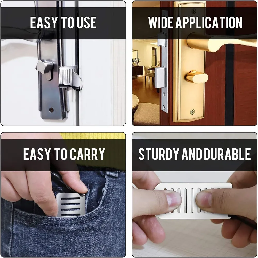 Verrou de porte portable pour chambre d'hôtel