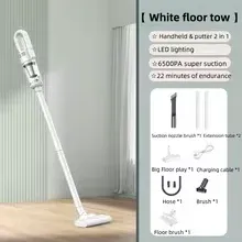 Aspirateur à main sans fil 6500 Pa, léger et portable, pour voiture et maison 7