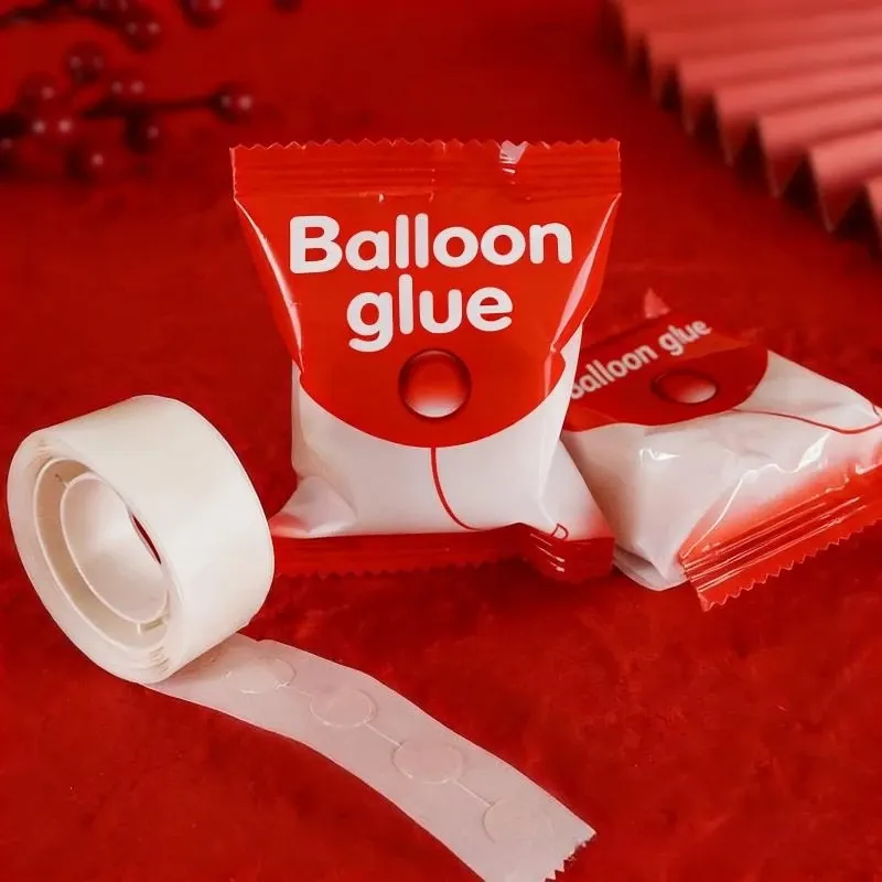 Points adhésifs transparents pour montage de ballons, autocollants pour décoration murale et de plafond, faciles à retirer et réutilisables pour fêtes