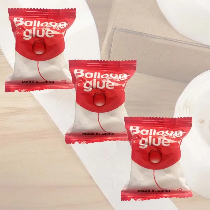 Points adhésifs transparents pour montage de ballons, autocollants pour décoration murale et de plafond, faciles à retirer et réutilisables pour fêtes 10