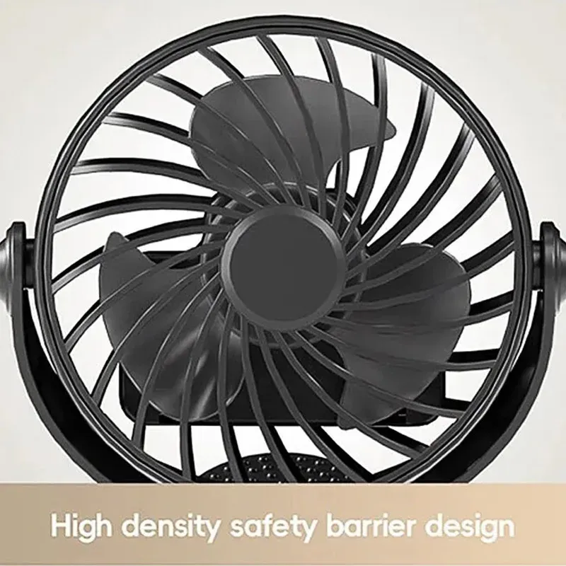 Ventilateur à clip sous différents angles