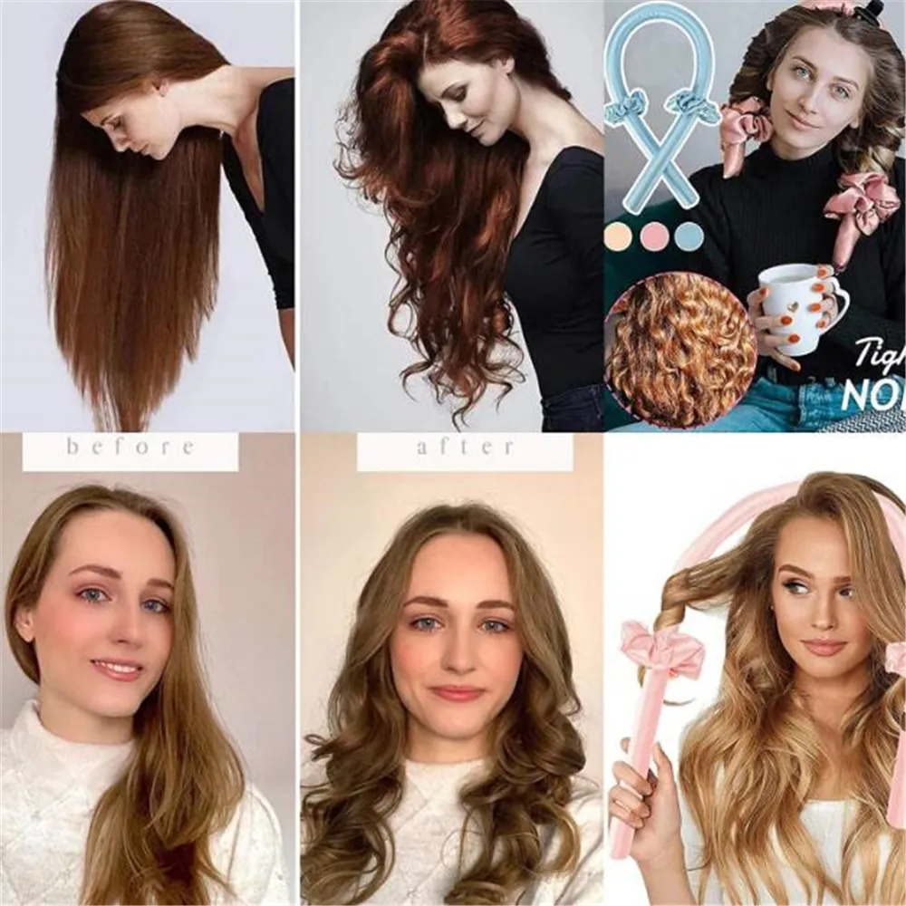 Boucles élégantes réalisées avec le produit