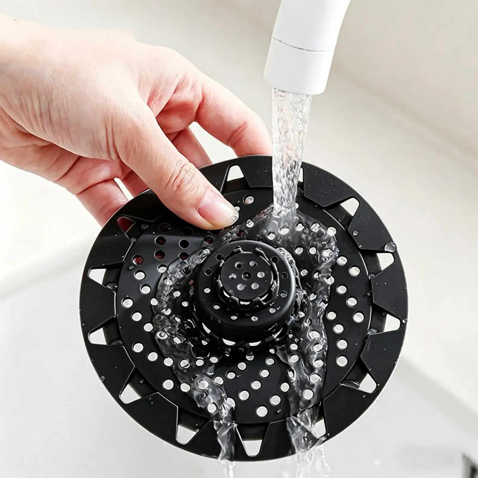 Filtre de vidange anti-cheveux, finition