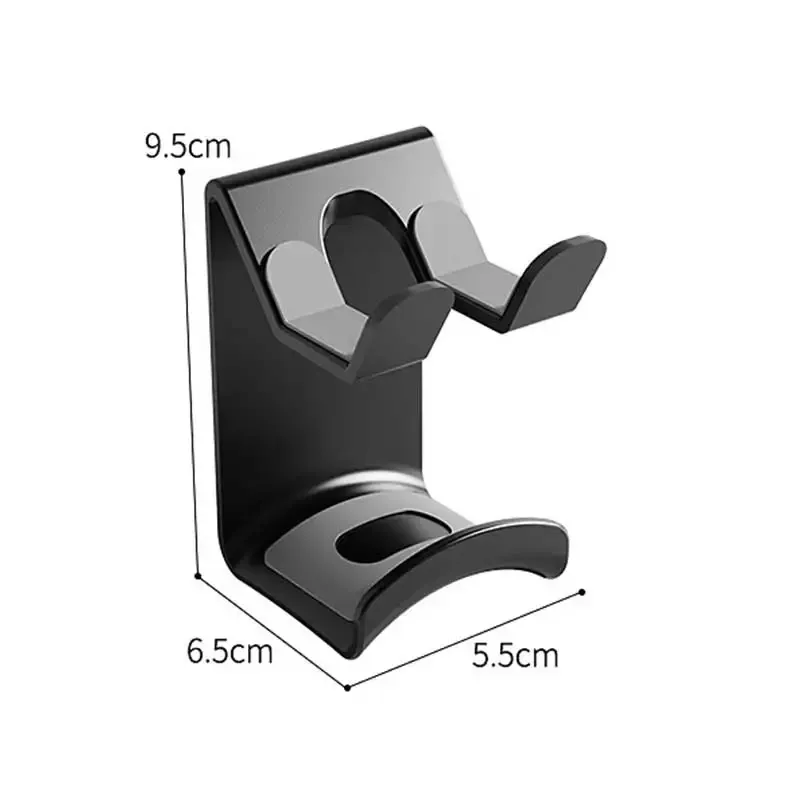 Support universel pour casque audio, support mural adhésif en plastique à fixation sous bureau, pour casque de jeu 13