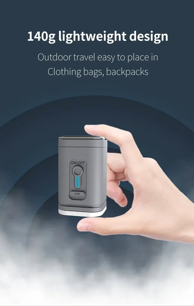 Pompe à air portable, usage en extérieur