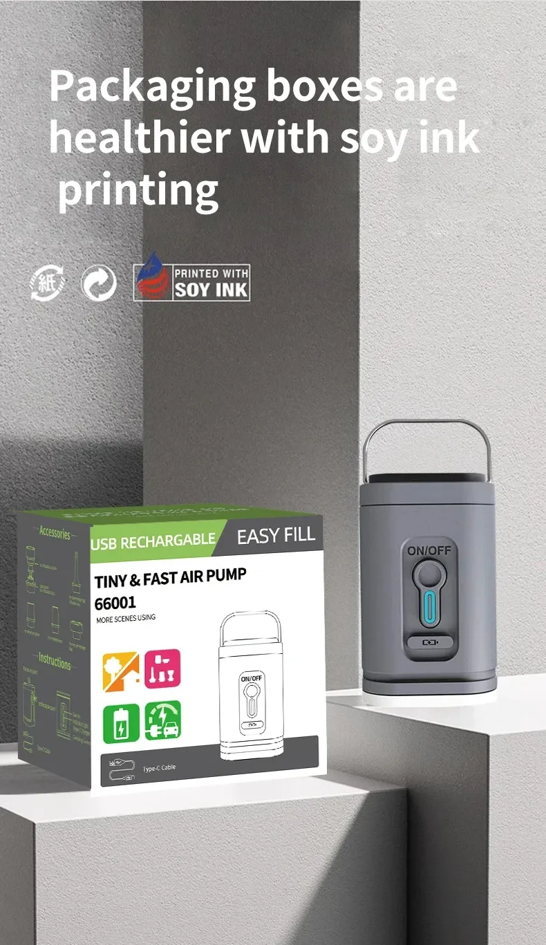 Pompe à air portable, préparation au départ